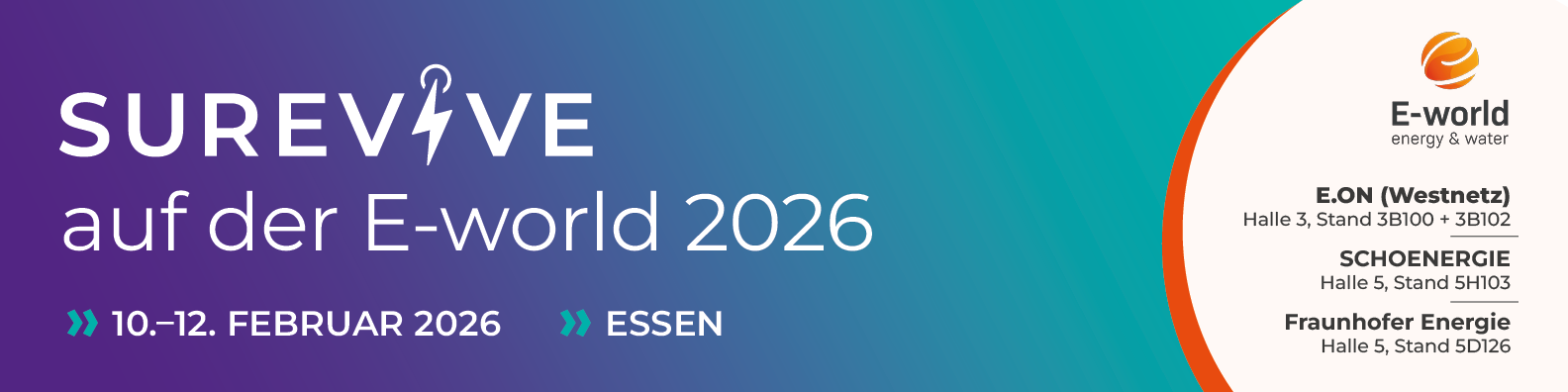 SUREVIVE auf der E-world Banner_1584x396px